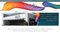 Desktop Screenshot of acrylicdesignsusa.com